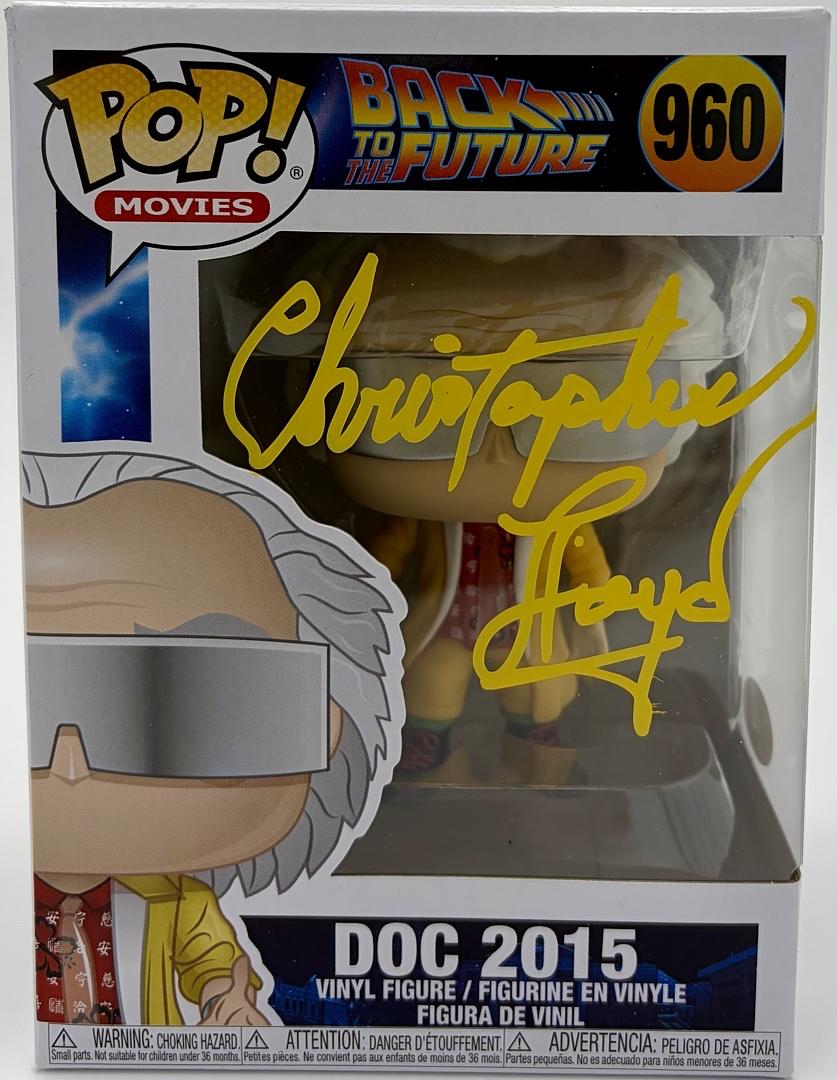 Christopher Lloyd Signed Funko Pop #960 "Doc Brown" (Back To The Future) - JSA COA